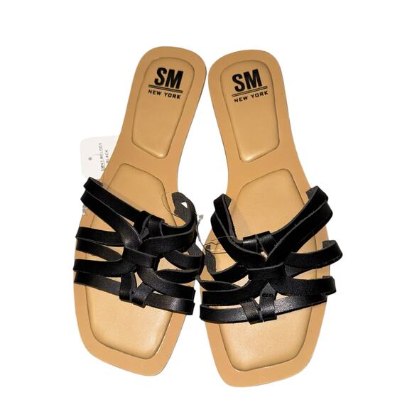 NWT SM New York Woven Braded Sandals Slip On Women's 9 Boho Vacation Resort - Picture 2 of 3